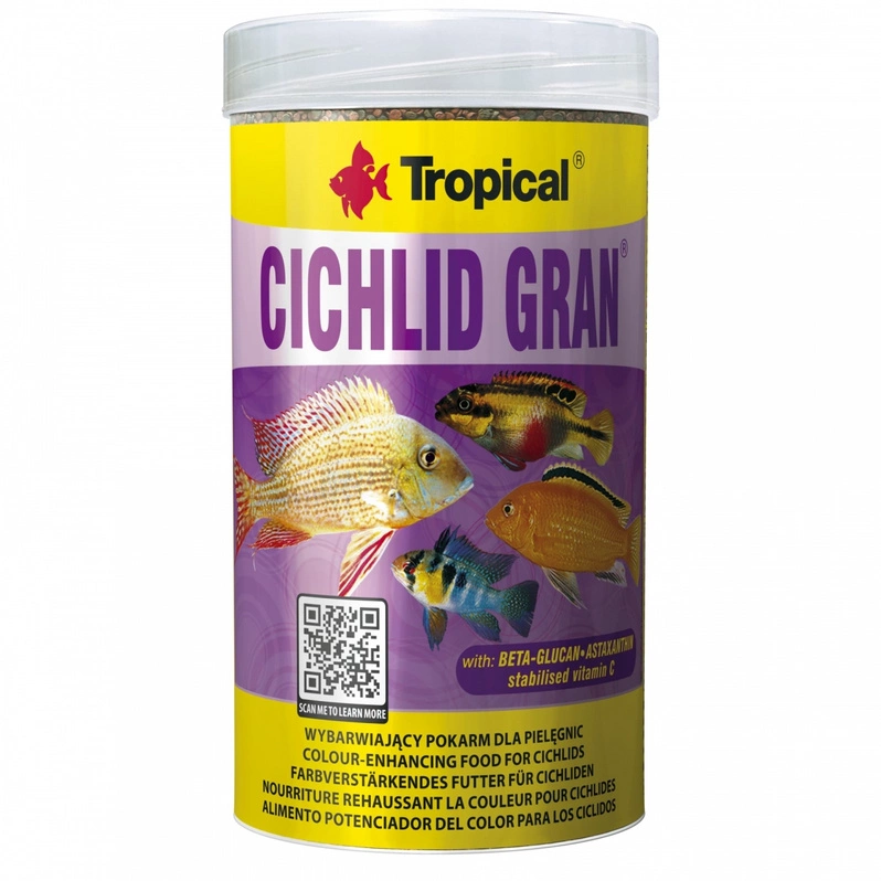 TROPICAL CICHLID GRAN 250ML/138G     