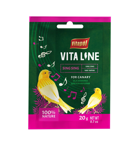 Vitapol Vitaline Sing sing dla kanarków 20 g