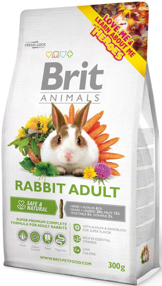 Brit Animals Rabbit Adult Complete 300g