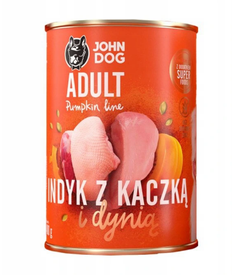 John Dog Pumpkin Line -  Indyk, Kaczka, Dynia 400g