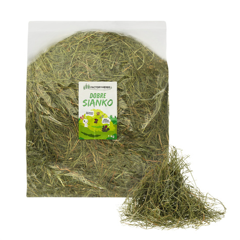 FactoryHerbs Dobre Sianko - naturalnie suszone, odpylone 1kg