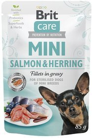 Brit Care Salmon & Herring sterilised 85g saszetka