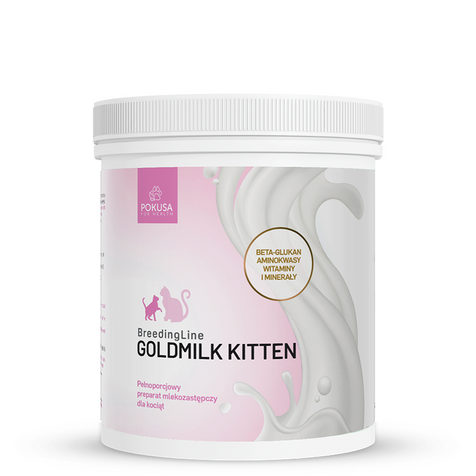 Pokusa BreedingLine GoldMilk Kitten - mlekozastępczy preparat dla kociąt 250g 