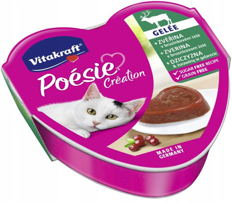 Vitakraft Poesie Dzik Żurawina 85 g