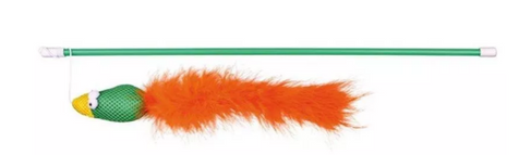 Trixie 45289 Wędka z ptakiem dla kota 50cm