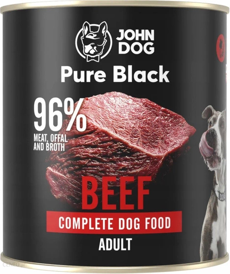 John Dog Pure Black Wołowina 800g