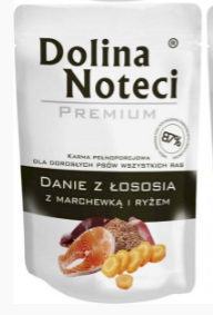 Dolina Noteci Danie z łososia z marchewką i ryżem 300 g