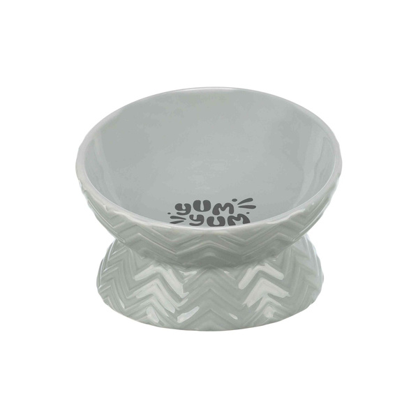 Trixie Miska podwyższona, dla psa, ceramika, szara, 0.35 l/17 cm