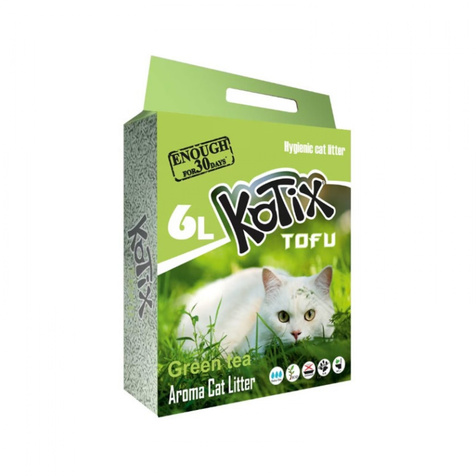 Kotix – żwirek z tofu o zapachu zielonej herbaty 6L
