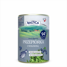 Baltica Przepiórka z Wołowiną 400g