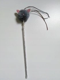 Yarro Wędla z brokatem i futrzaną buźką kota 