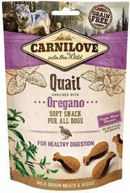 Carnilove Dog Soft Snack  Quail & Oregano 200g