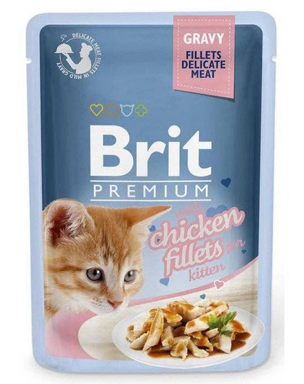 Brit Premium Kitten Gravy fillets with chicken 85 g