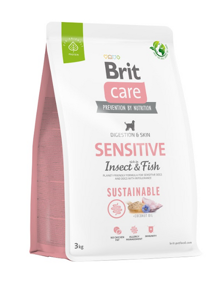 Brit Care  Sustainable Sensitive, ryba i insekty 3kg