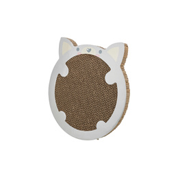 Trixie Junior, drapak kartonowy, dla kota, w kształcie chomika, jasnoszary, 31 × 2.5 × 32.5 cm, z kocimiętką