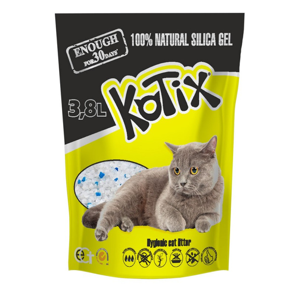 Kotix żwirek silikatowy Naturalny 3,8L