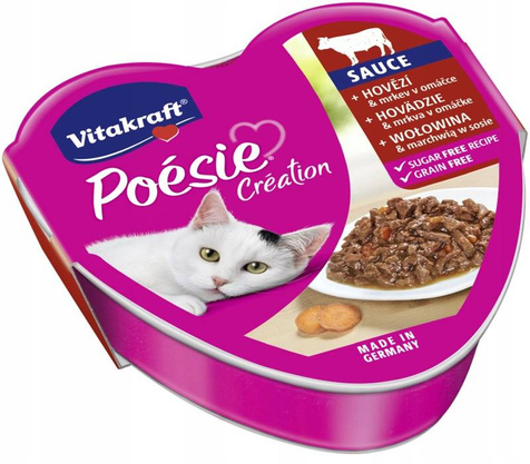 Vitakraft Poesie Wołowina Marchewka 85 g