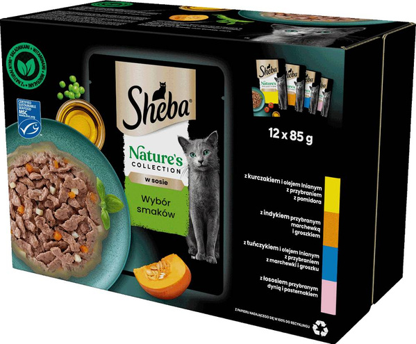 MFP.SHEBA 12x85g NATURES COLLECTION MIX