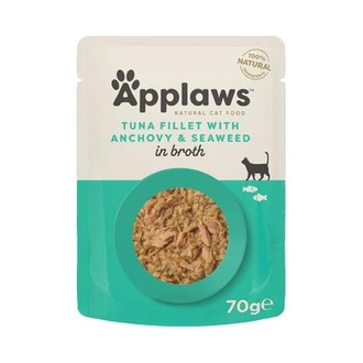 Applaws Saszetka dla kota tuńczyk+anchois+wodorosty w sosie 70g