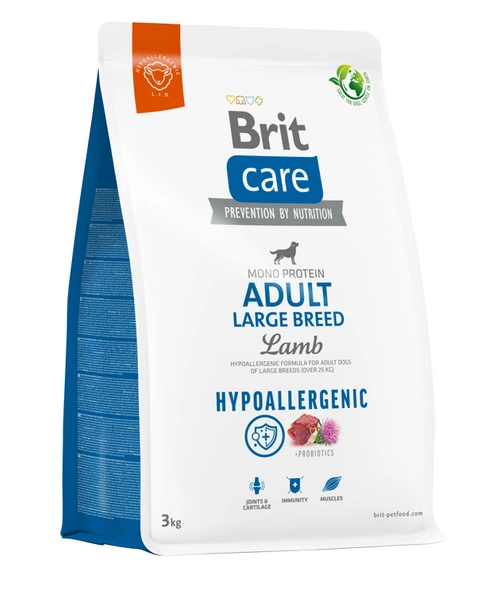 Brit Care Hypoallergenic Adult Large Breed, jagnięcina  3kg