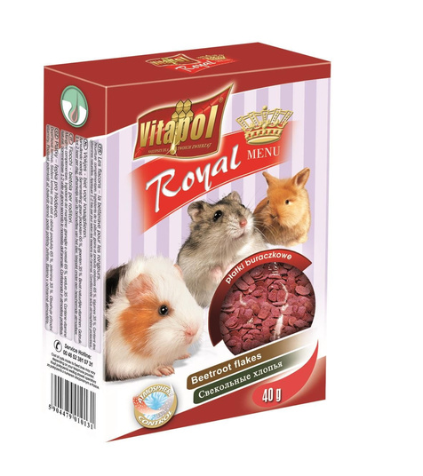 Vitapol ZVP-1013 Przysmak Menu płatki buraczek 40g