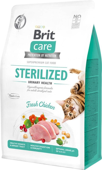 Brit Care Cat  Sterilized Urinary  Chicken 400g