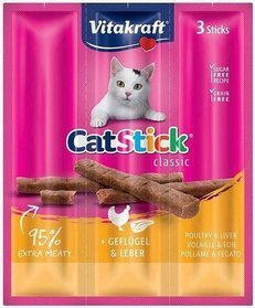 Vitakraft Cat Stick Mini Drób Wątróbka 3szt