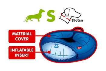 Pet Nova Dmuchany kołnierz ochronny S