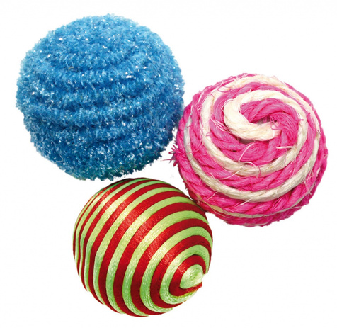 Pet Nova Zestaw piłek 3 sztuki - 4cm