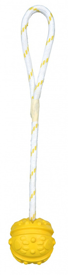 Trixie Gumowa piłka na sznurku pływająca 7 cm