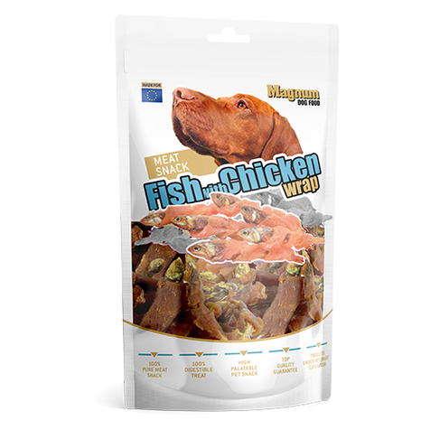 Magnum Fish with Chicken wrap 80g