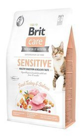 Brit Care Cat Sensitive indyk i łosoś 2kg