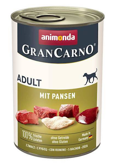 Animonda Grancarno Wieprzowina + Flaki 400g