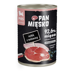 Pan Mięsko Puppy Indyk z wołowiną 400g puszka