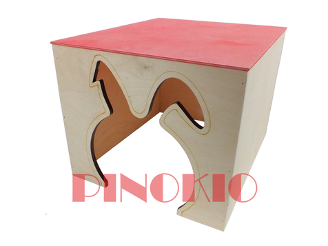 Pinokio drewniany domek dla królika DUŻY 29 x 35 x 25 cm