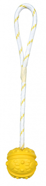 Trixie Gumowa piłka na sznurku pływająca 4,5 cm