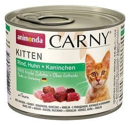 Animonda Carny Kitten Wołowina,Kurczak,Królik 200g
