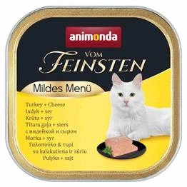 Animonda Vom Feinsten Mildes Menu Indyk + Ser 100g