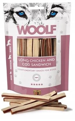 Woolf Long Chicken and Cod Sandwich 100g