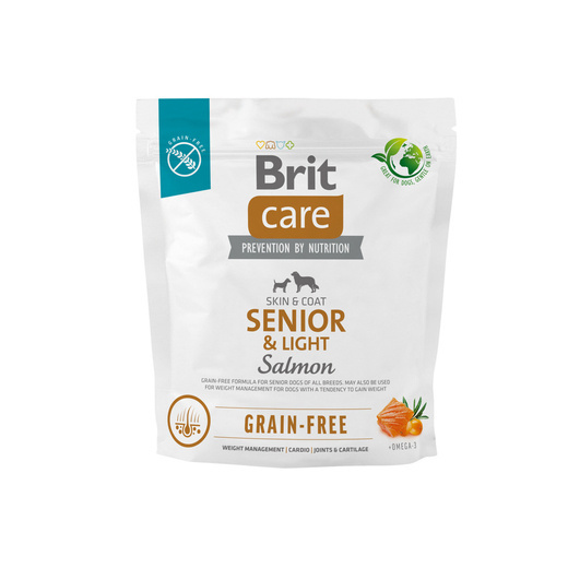 Brit Care Grain-Free Senior & Light, łosoś 1 kg