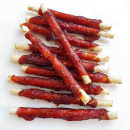 Prozoo Skóra biała owinięta mięsem kaczki XL 1 kg