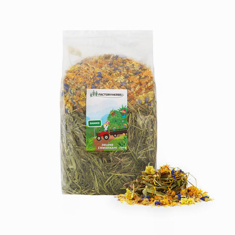 FactoryHerbs Zielone sianko z kwiatami 750 g