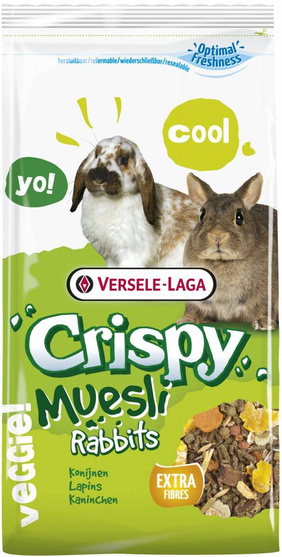 Versele-Laga Crispy Muesli Rabbits Pokarm dla królików miniaturowych 400g