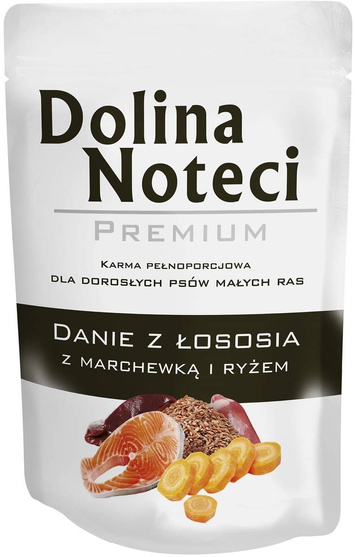 Dolina Noteci Danie z łososia z marchewką i ryżem 100g