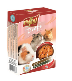 Vitapol ZVP-1036 Dropsy dla gryzoni marchewka 75g