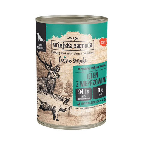 Wiejska Zagroda Leśne smaki Jeleń z wieprzowiną 400 g
