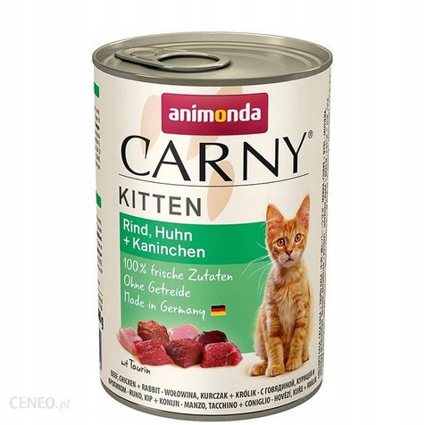 Animonda Carny Kitten Kurczak + Królik 400g