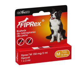 Fiprex M 150 mg; 1 ml – Preparat do zwalczania pcheł, kleszczy, wszy i wszołów u psów o masie ciała do 10 kg