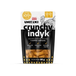 Uniszki Crunchy Indyk z szałwią i pokrzywą 80g