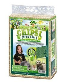 Chipsi Green Apple Jabłkowa ściółka dla zwierząt 15L